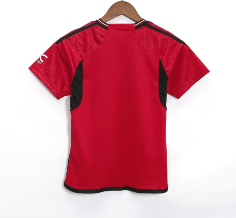 Piłkarski Komplet Strój Dziecięcy Manchester United Home 2023/2024 Piłkarski Komplet Strój Dziecięcy Manchester United Home 2023/2024