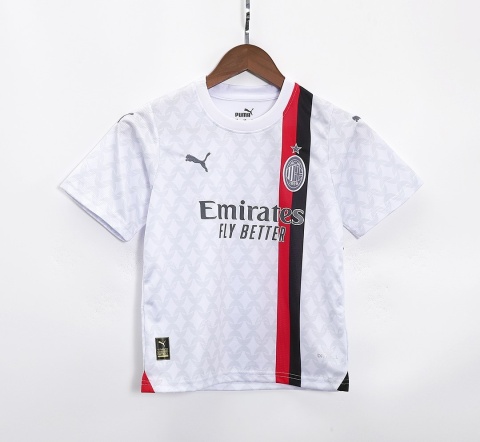 Komplet Dziecięcy Strój Piłkarski AC Milan Away 2023/2024, Rafael Leao Komplet Dziecięcy Strój Piłkarski AC Milan Away 2023/2024, Rafael Leao