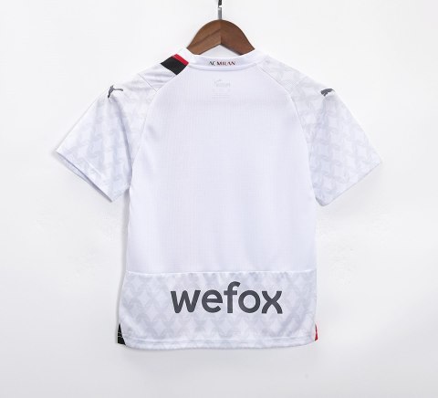 Komplet Dziecięcy Strój Piłkarski AC Milan Away 2023/2024, Rafael Leao Komplet Dziecięcy Strój Piłkarski AC Milan Away 2023/2024, Rafael Leao