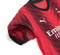 Komplet Dziecięcy Strój Piłkarski AC Milan Home 2023/2024, Rafael Leao
