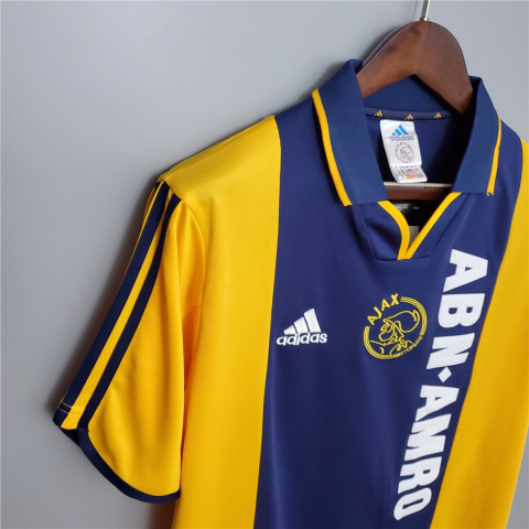 Koszulka Piłkarska Ajax Amsterdam 2000/2001 Away Retro, MACHLAS, VAN DER VAART Koszulka Piłkarska Ajax Amsterdam 2000/2001 Away Retro, MACHLAS, VAN DER VAART