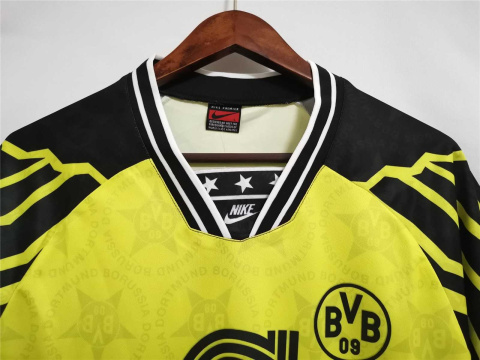 Koszulka Piłkarska Borussia Dortmund 1994/1995 Home Retro, Chapuisat, Moller Koszulka Piłkarska Borussia Dortmund 1994/1995 Home Retro, Chapuisat, Moller