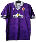 Koszulka Piłkarska AC Fiorentina 1991/1992 Home Retro , Batistuta, Dunga