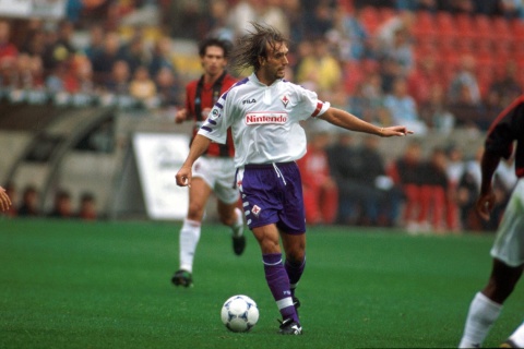 Koszulka Piłkarska AC Fiorentina 1998/1999 Away Retro Koszulka Piłkarska AC Fiorentina 1998/1999 Away Retro