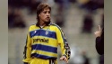Koszulka Piłkarska AC Parma 1999/2000 Home Retro Długi Rękaw Koszulka Piłkarska AC Parma 1999/2000 Home Retro Długi Rękaw