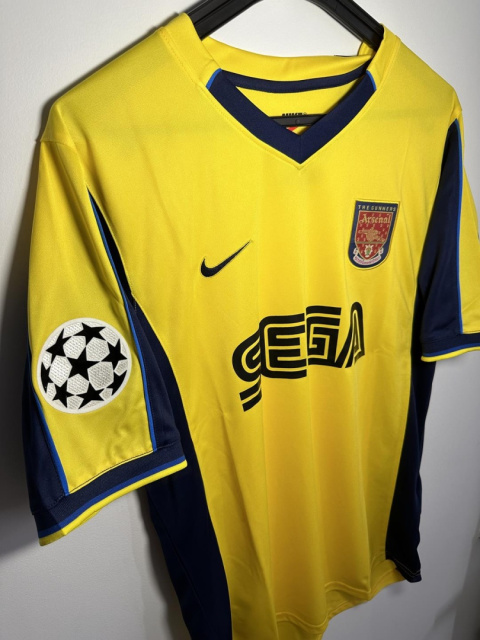 Koszulka Piłkarska Arsenal Londyn 1999/2000 Away Retro, Henry, Bergkamp Koszulka Piłkarska Arsenal Londyn 1999/2000 Away Retro, Henry, Bergkamp