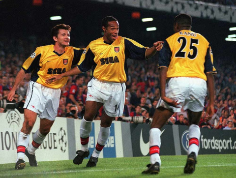 Koszulka Piłkarska Arsenal Londyn 1999/2000 Away Retro Koszulka Piłkarska Arsenal Londyn 1999/2000 Away Retro