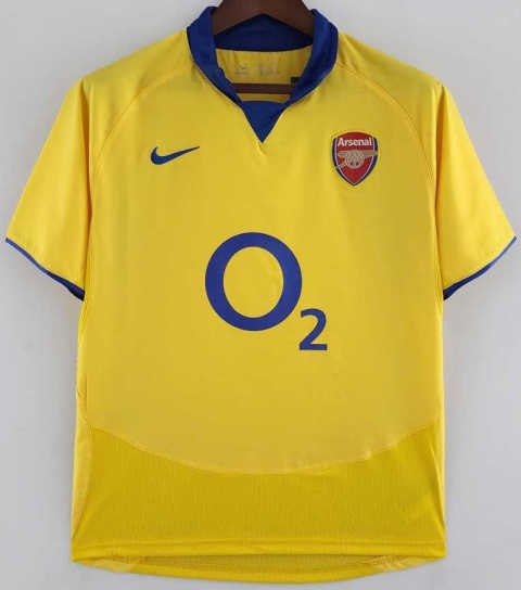 Koszulka Piłkarska Arsenal Londyn 2003/2004 Away Retro, Henry, Bergkamp Koszulka Piłkarska Arsenal Londyn 2003/2004 Away Retro, Henry, Bergkamp