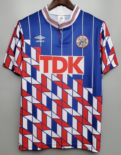 Koszulka Piłkarska Ajax Amsterdam 1989/1990 Retro, Bergkamp Koszulka Piłkarska Ajax Amsterdam 1989/1990 Retro, Bergkamp