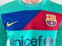Koszulka Piłkarska FC Barcelona 2010/2011 Away Retro Długi Rękaw, Messi, Xavi Koszulka Piłkarska FC Barcelona 2010/2011 Away Retro Długi Rękaw, Messi, Xavi