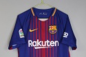 Koszulka Piłkarska FC Barcelona 2017/2018 Home Retro, Messi, Suarez, Neymar Koszulka Piłkarska FC Barcelona 2017/2018 Home Retro, Messi, Suarez, Neymar