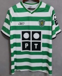 Koszulka Piłkarska Sporting Lizbona 2002/2003 Home Retro, Ronaldo Koszulka Piłkarska Sporting Lizbona 2002/2003 Home Retro, Ronaldo