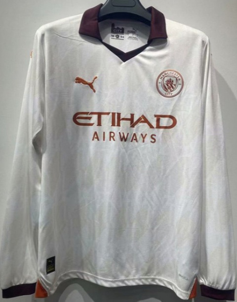 Koszulka piłkarska Manchester City 2023/2024 Away Dł Rękaw Koszulka piłkarska Manchester City 2023/2024 Away Dł Rękaw