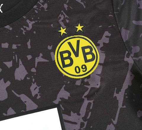 Piłkarski Komplet Strój Dziecięcy Borussia Dortmund Away 2023/2024 Piłkarski Komplet Strój Dziecięcy Borussia Dortmund Away 2023/2024