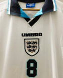 Koszulka Piłkarska Anglia EURO 1996 Home Retro, Gascoigne Koszulka Piłkarska Anglia EURO 1996 Home Retro, Gascoigne