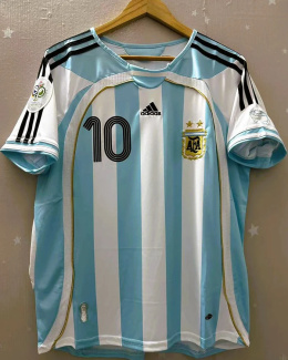 Koszulka Piłkaska Argentyna 2006 Home Retro, Messi