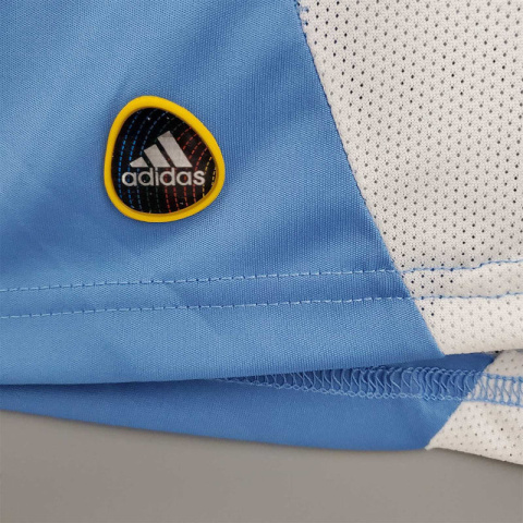 Koszulka Piłkarska Argentyna MŚ 2010 Retro Home, Messi Koszulka Piłkarska Argentyna MŚ 2010 Retro Home, Messi