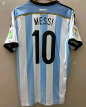 Koszulka Piłkarska Argentya MŚ 2014 Home Retro Koszulka Piłkarska Argentya MŚ 2014 Home Retro