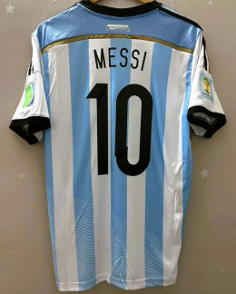 Koszulka Piłkarska Argentya MŚ 2014 Home Retro