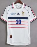 Koszulka Piłkarska Francja 1998 MŚ Away RETRO, Zidane Koszulka Piłkarska Francja 1998 MŚ Away RETRO, Zidane