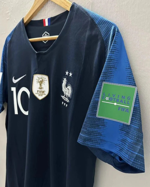Koszulka Piłkarska Francja MŚ 2018 Home RETRO, Mbappe Koszulka Piłkarska Francja MŚ 2018 Home RETRO, Mbappe
