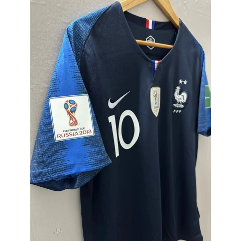 Koszulka Piłkarska Francja MŚ 2018 Home RETRO, Mbappe Koszulka Piłkarska Francja MŚ 2018 Home RETRO, Mbappe