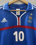 Koszulka Piłkarska Francja Euro 2000 Home Retro, #10 Zidane Koszulka Piłkarska Francja Euro 2000 Home Retro, #10 Zidane