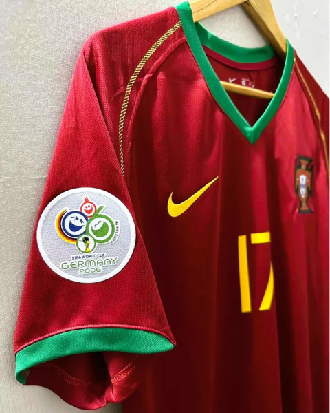 Koszulka Piłkarska Portugalia MŚ 2006 Home RETRO,Ronaldo Koszulka Piłkarska Portugalia MŚ 2006 Home RETRO,Ronaldo