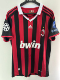 Koszulka Piłkarska AC Milan 2009/2010 Retro, #80 Ronaldinho Koszulka Piłkarska AC Milan 2009/2010 Retro, #80 Ronaldinho