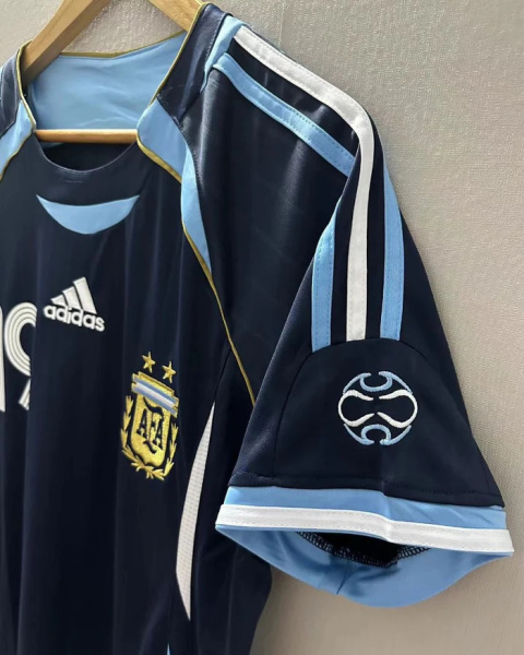 Koszulka Piłkarska Argentyna MŚ 2006 Away Retro,MESSI Koszulka Piłkarska Argentyna MŚ 2006 Away Retro,MESSI