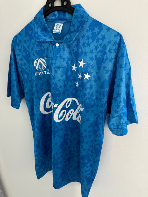 Koszulka Piłkarska Cruzeiro Belo Horizonte 1993/1994 Retro, Ronaldo Koszulka Piłkarska Cruzeiro Belo Horizonte 1993/1994 Retro, Ronaldo