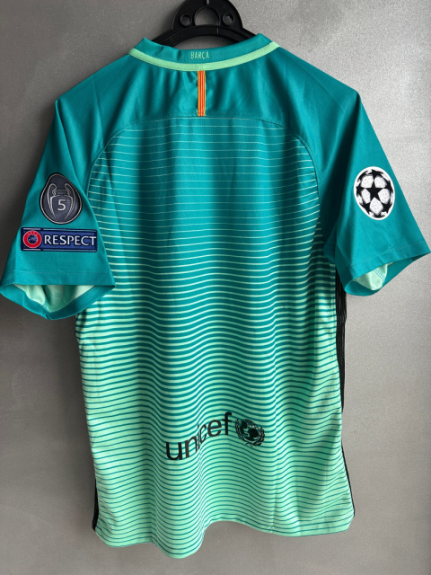 Koszulka Piłkarska FC Barcelona 2016/2017 3rd Retro, MESSI, SUAREZ, NEYMAR, INITESTA, XAVI Koszulka Piłkarska FC Barcelona 2016/2017 3rd Retro, MESSI, SUAREZ, NEYMAR, INITESTA, XAVI