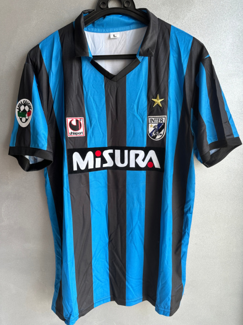 Koszulka Piłkarska Inter Mediolan 1989/90 Home Retro, Klinsmann, Matthaus Koszulka Piłkarska Inter Mediolan 1989/90 Home Retro, Klinsmann, Matthaus