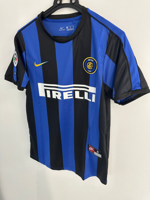 Koszulka Piłkarska Inter Mediolan 1999/2000 Home Retro, #9 Ronaldo Koszulka Piłkarska Inter Mediolan 1999/2000 Home Retro, #9 Ronaldo