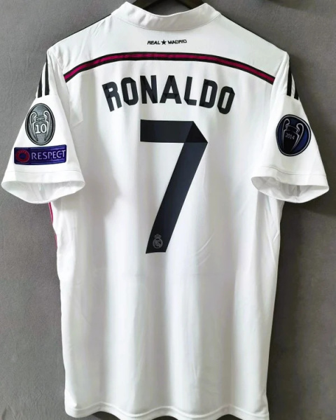 Koszulka Piłkarska Real Madryt 2014/2015 Home Retro, #7 Ronaldo Koszulka Piłkarska Real Madryt 2014/2015 Home Retro, #7 Ronaldo