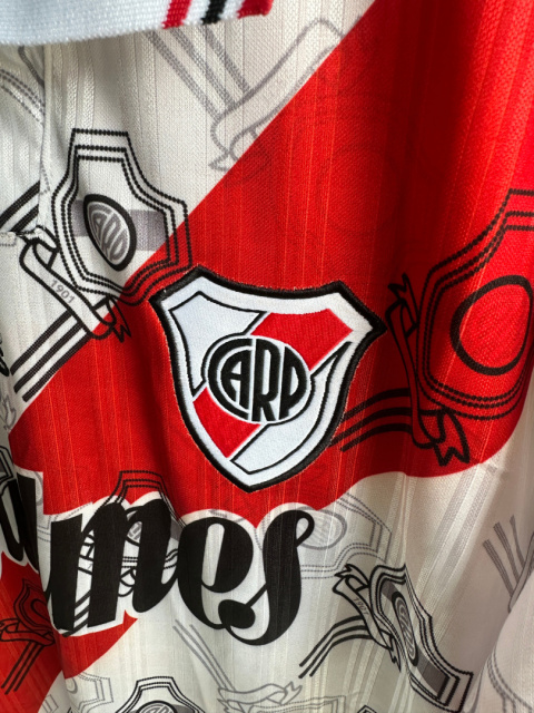Koszulka Piłkarska River Plate 1996 Home Retro, Crespo, Gallardo, Ortega, Salas Koszulka Piłkarska River Plate 1996 Home Retro, Crespo, Gallardo, Ortega, Salas