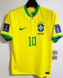 Koszulka piłkarska Brazylia Home 2022 FAN, #10 Neymar Jr Koszulka piłkarska Brazylia Home 2022 FAN, #10 Neymar Jr