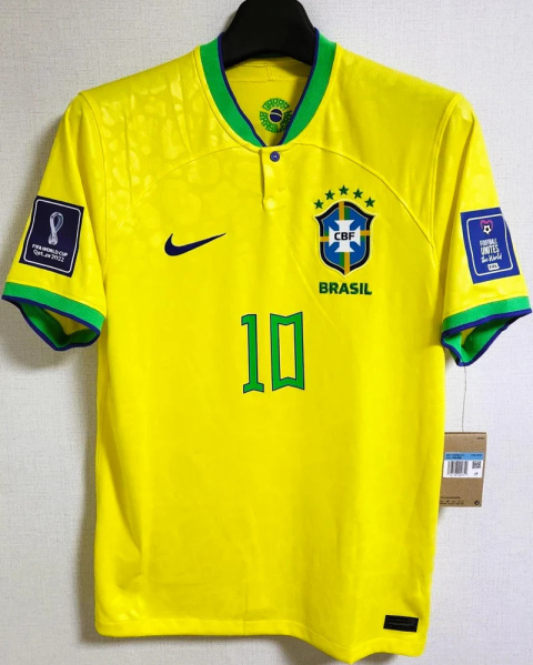 Koszulka piłkarska Brazylia Home 2022 FAN, #10 Neymar Jr Koszulka piłkarska Brazylia Home 2022 FAN, #10 Neymar Jr