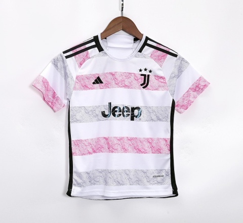 Piłkarski Komplet Strój Dziecięcy Juventus Turyn Away 2023/2024, Milik, Chiesa Piłkarski Komplet Strój Dziecięcy Juventus Turyn Away 2023/2024, Milik, Chiesa