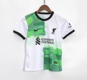 Piłkarski Komplet Strój Dziecięcy Liverpool FC Away 2023/2024, Salah, Darwin Piłkarski Komplet Strój Dziecięcy Liverpool FC Away 2023/2024, Salah, Darwin