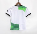 Piłkarski Komplet Strój Dziecięcy Liverpool FC Away 2023/2024, Salah, Darwin Piłkarski Komplet Strój Dziecięcy Liverpool FC Away 2023/2024, Salah, Darwin