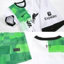 Piłkarski Komplet Strój Dziecięcy Liverpool FC Away 2023/2024, Salah, Darwin Piłkarski Komplet Strój Dziecięcy Liverpool FC Away 2023/2024, Salah, Darwin
