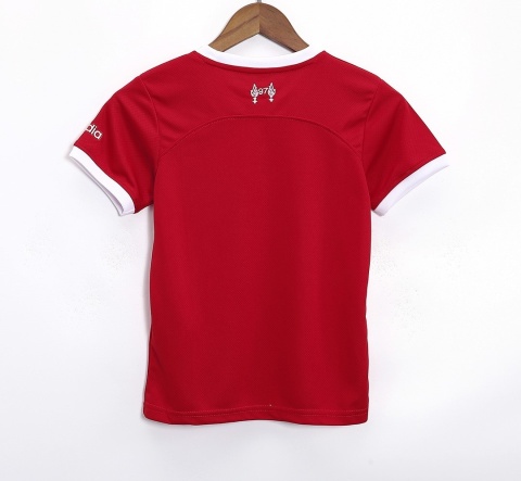 Piłkarski Komplet Strój Dziecięcy Liverpool FC Home 2023/2024, Salahm Darwin Piłkarski Komplet Strój Dziecięcy Liverpool FC Home 2023/2024, Salahm Darwin