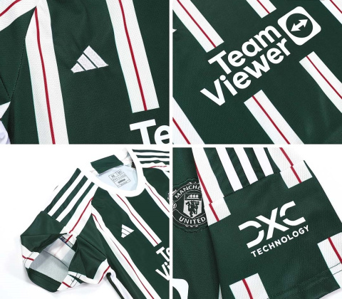 Piłkarski Komplet Strój Dziecięcy Manchester United Home 2023/2024, Fernandes Piłkarski Komplet Strój Dziecięcy Manchester United Home 2023/2024, Fernandes