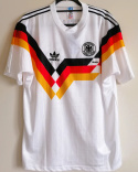 Koszulka Piłkarska Niemcy MŚ 1990 Home RETRO, Voller, Matthaus, Klinsmann Koszulka Piłkarska Niemcy MŚ 1990 Home RETRO, Voller, Matthaus, Klinsmann