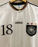 Koszulka Piłkarska Niemcy Euro 1996 Home RETRO, BIERHOFF, MOLLER, KLINSMANN Koszulka Piłkarska Niemcy Euro 1996 Home RETRO, BIERHOFF, MOLLER, KLINSMANN
