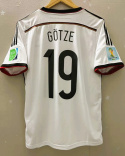 Koszulka Piłkarska Niemcy MŚ 2014 Home RETRO, Gotze Koszulka Piłkarska Niemcy MŚ 2014 Home RETRO, Gotze