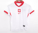 Komplet Dziecięcy Strój Piłkarski Polska Euro 2024 Home, LEWANDOWSKI Komplet Dziecięcy Strój Piłkarski Polska Euro 2024 Home, LEWANDOWSKI