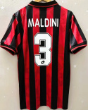 Koszulka Piłkarska AC Milan 1995/1996 Retro, #3 Maldini Koszulka Piłkarska AC Milan 1995/1996 Retro, #3 Maldini