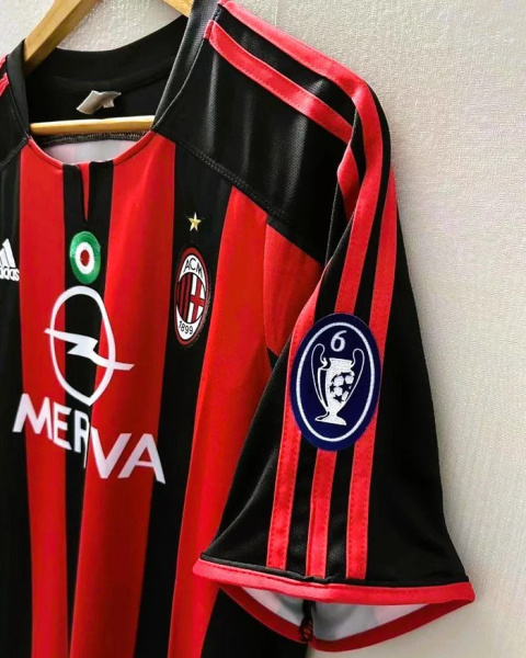 Koszulka Piłkarska AC Milan 2003/2004 Retro, Kaka Koszulka Piłkarska AC Milan 2003/2004 Retro, Kaka